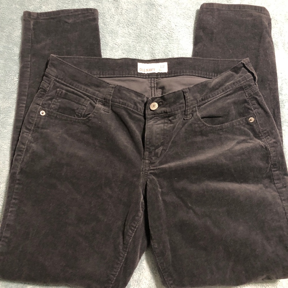 Skinny leg corduroy jeans